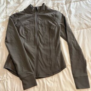 90 Degrees by Reflex Large Lightweight Full-Zip Active Jacket in Gray